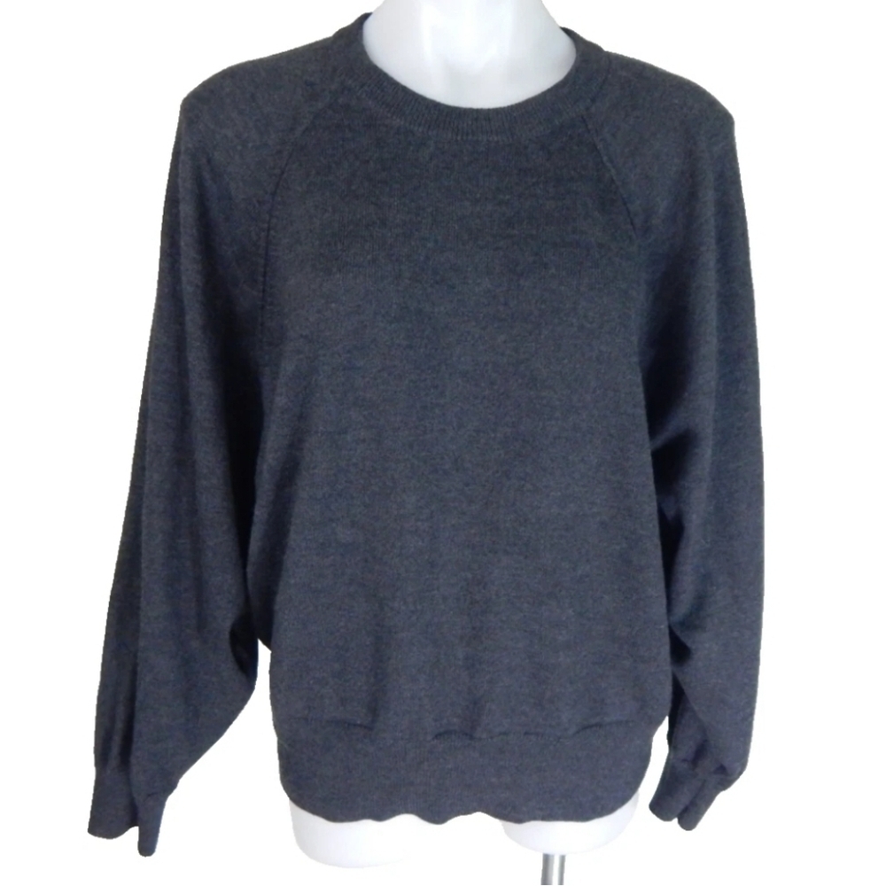 Athleta Hanover Crewneck Sweater Wool Blend